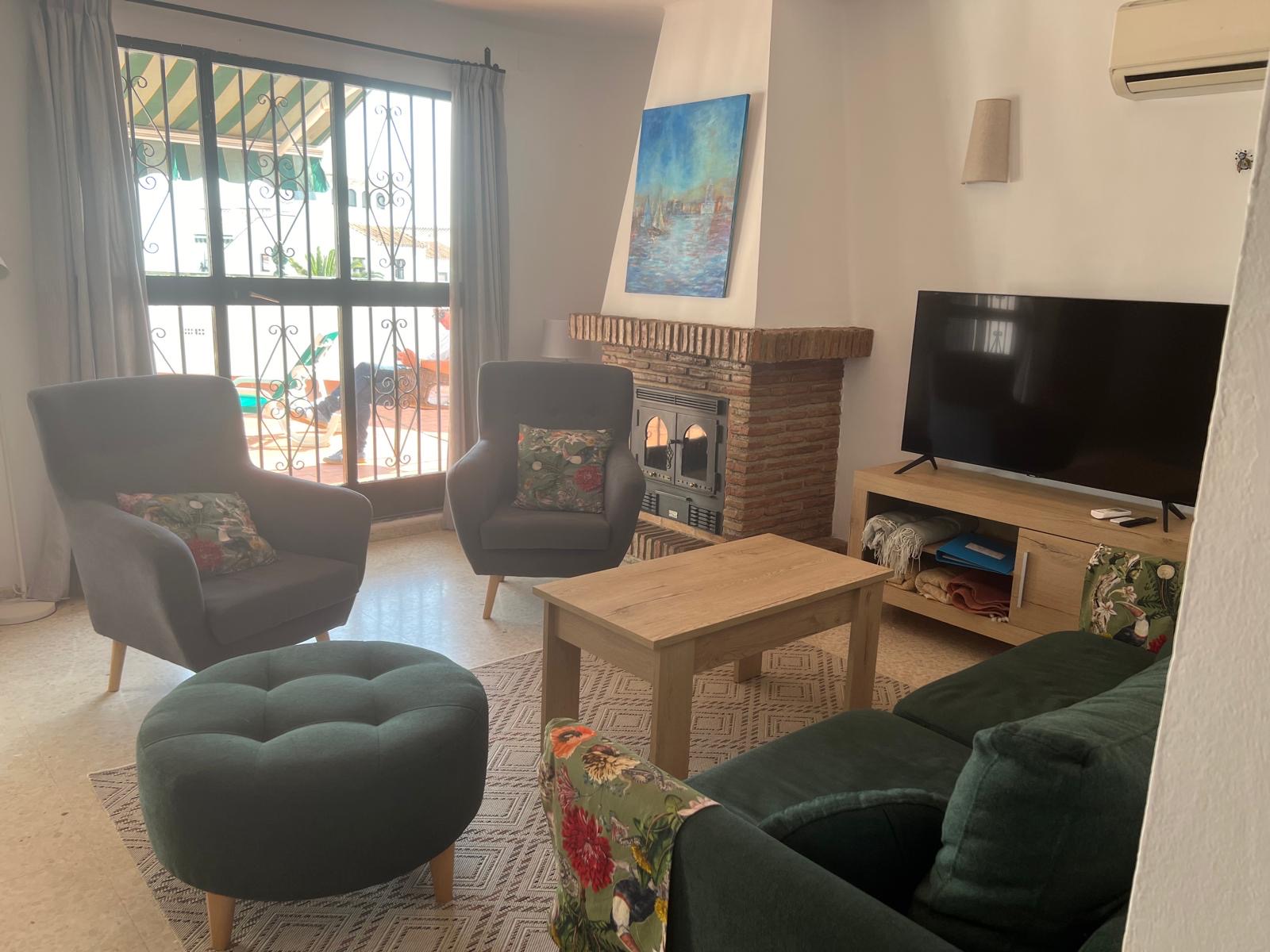 Living room looking out to the terrace